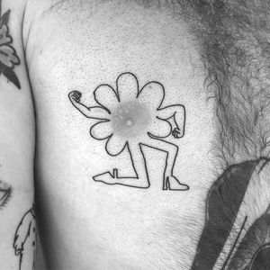Ignorant style tattoo by Daisydoestattoos #Daisydoestattoos #ignorantstyletattoos #ignorantstyle #ignorant #illustrative #drawing #sketch #funny #blackwork