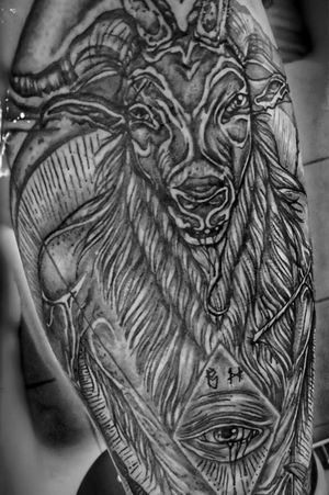 Tattoo by Pain in black Tattoo