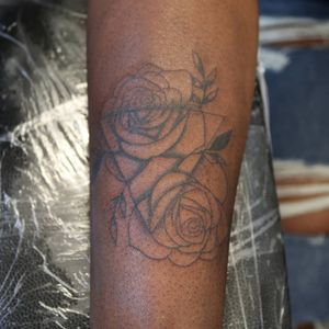 Roses on the arm 
