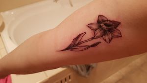 Third tattoo birth flower