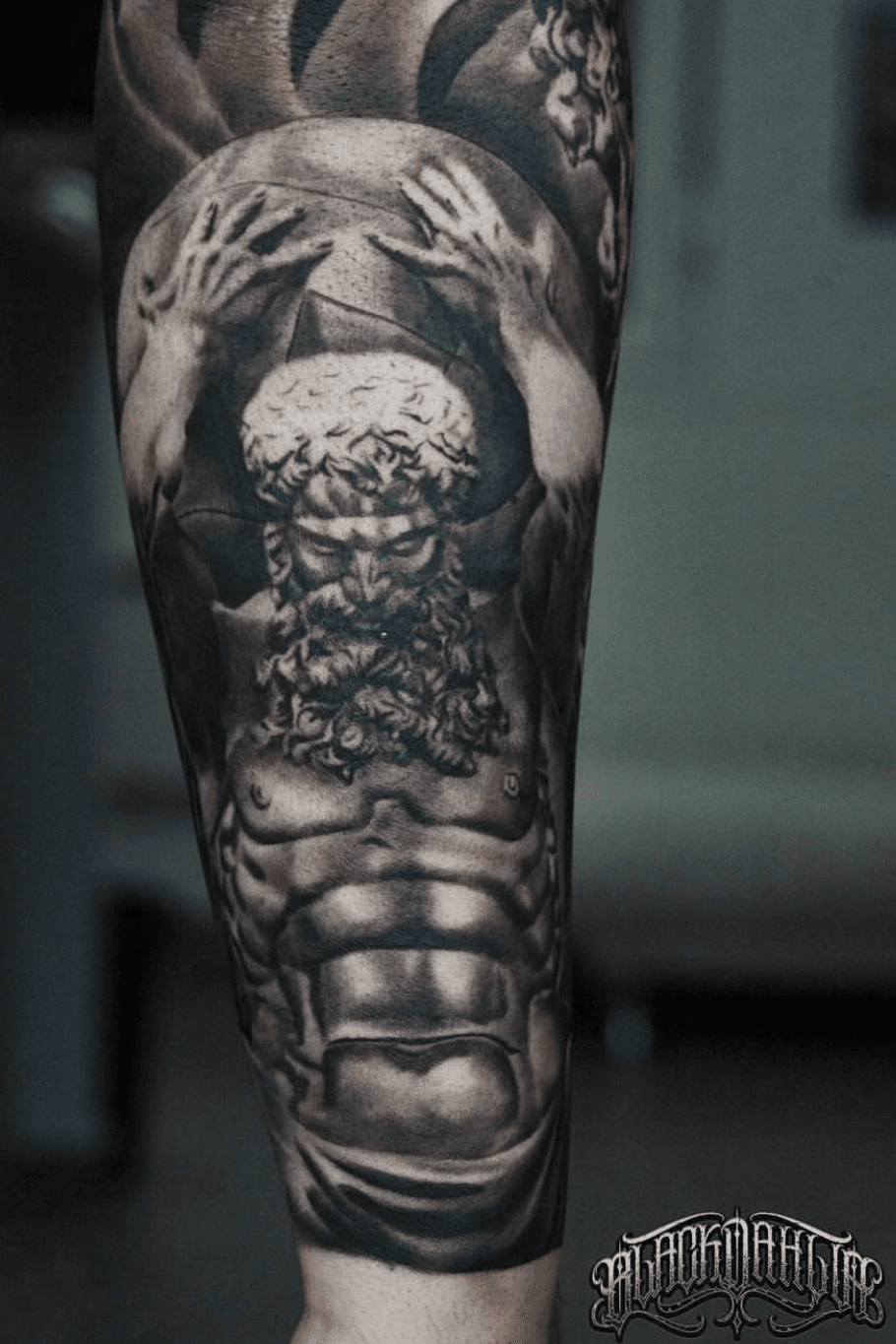 Atlante Más  Mythology tattoos Greek god tattoo Atlas tattoo