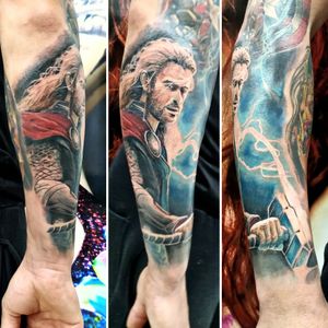 #thor #tattoothor #Tattoodo #MarvelTattoo #marvel #tattoorealistic #tattoorealism #tattoorealismo 