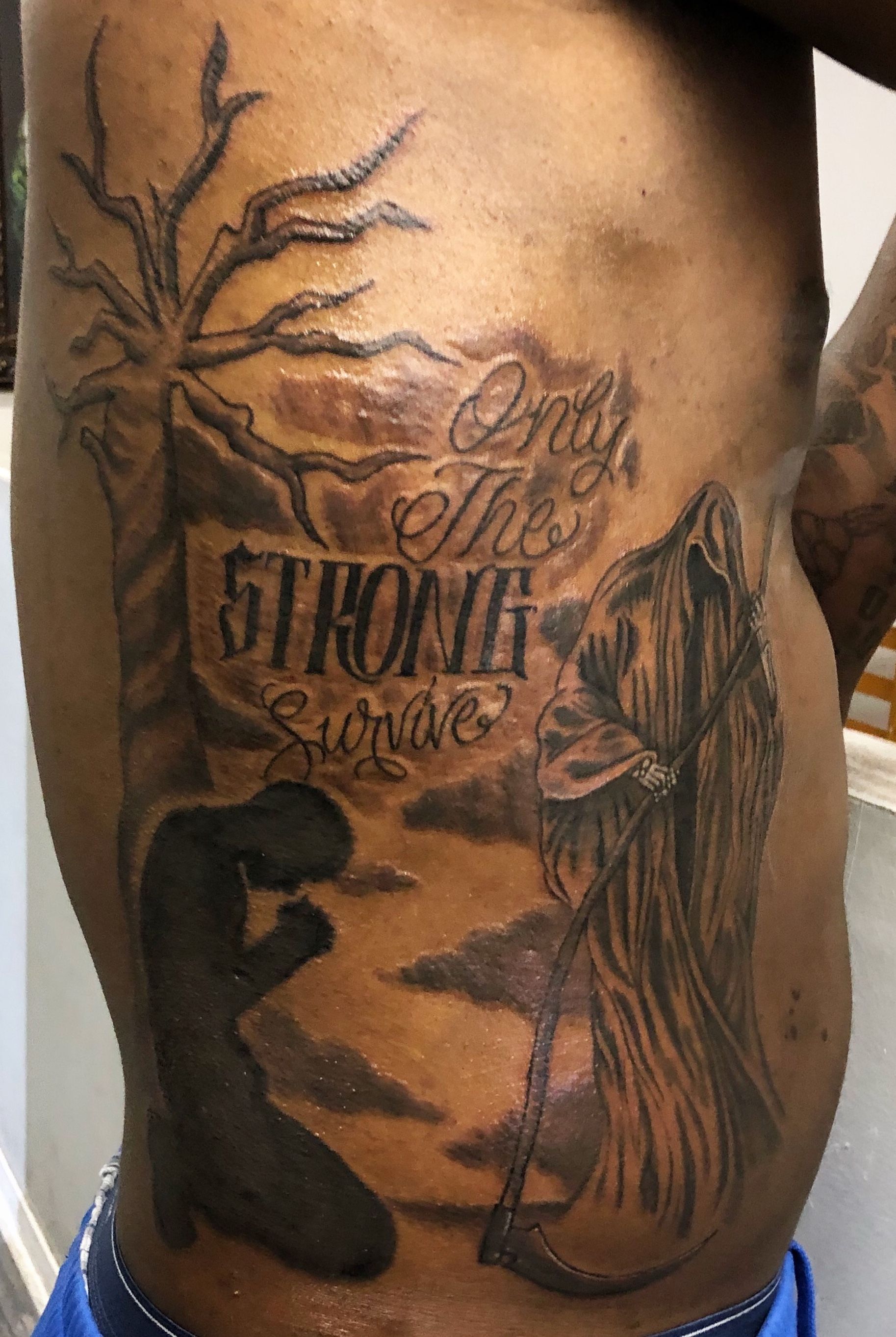 Tattoo uploaded by Rey Garcia • Freestyle side piece • Tattoodo