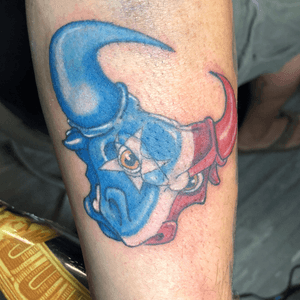 Color Texans tattoo