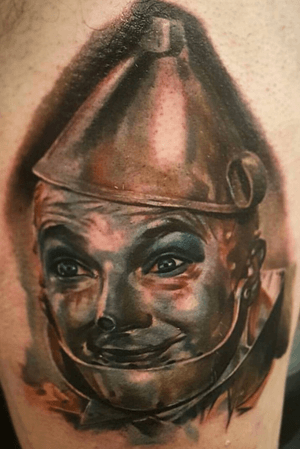 Tinmam color realism portrait tattoo 