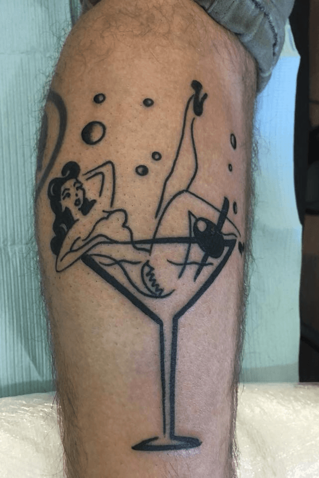 Buy Martini Tattoo Online In India  Etsy India