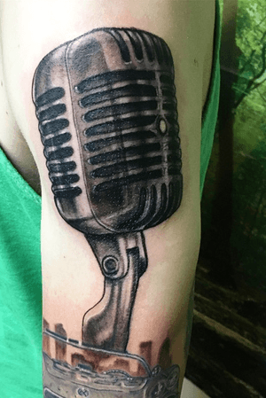 Realism microphone black and gray 