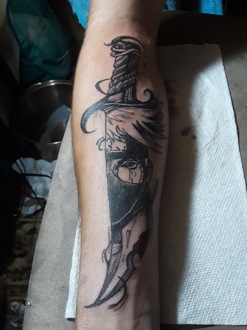 Tatto Kakashi Hatake Naruto  Naruto tattoo Anime tattoos Kakashi tattoo