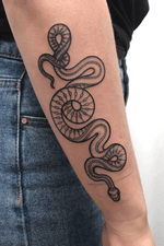 #Snaketattoo #graphictattoo #snake #blackwork #tattooberlin #jurena 