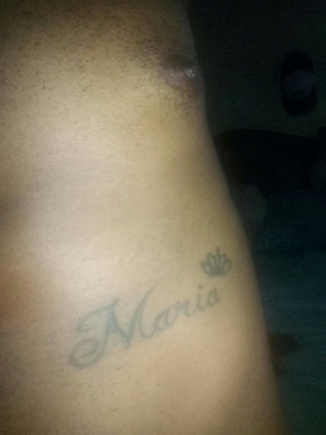 Manas Saknes Tattoo On Collarbone