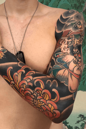 Sleeve #italianjapanesetattoo #top_class_tattooing #japanart #topttattooing #topclasstattoing #bright_and_bold #americanatattoos #italian_traditional_tattoo #friendship #realtraditional #inked #oriemtaltattoo #tattoo #tattooes #tattooitaly #convention #tattoolife #tattoolifemagazine #inkart #tattooartistmagazine #bologna #tattoobologna #bolognatattoo #horrorvacuitattoo #tatuaggibologna #inkdometattoos #japanesetattoo 