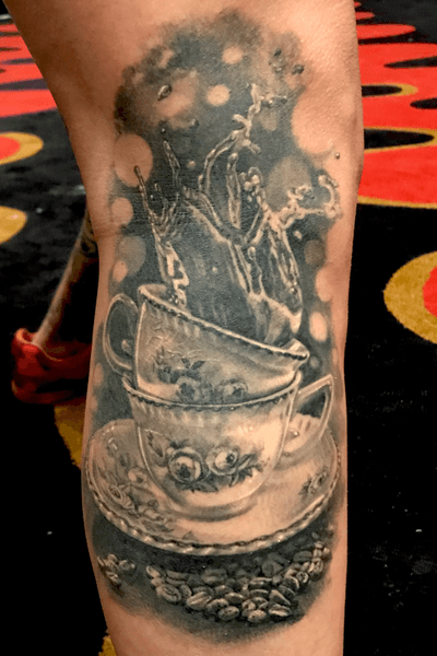 Fully Healed #blackandgrey #coffee #lettering #G #J #realism #tattooartist #maxwellrivera