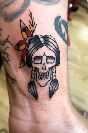 Native Skull Tattoo