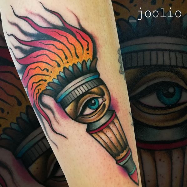 Tattoo from Flamingo riot