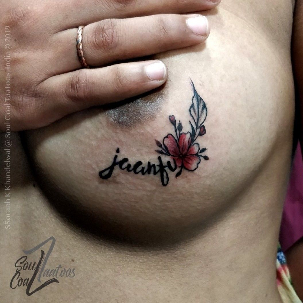 Tattoo uploaded by SSorabh Khandelwal • Breast tattoo to keep it private,  hidden or discreet. #boob #tattoo #hiddentatts #customtattoo  #wheredelhigetsinked #tattooideaformoms #tattooideas • Tattoodo