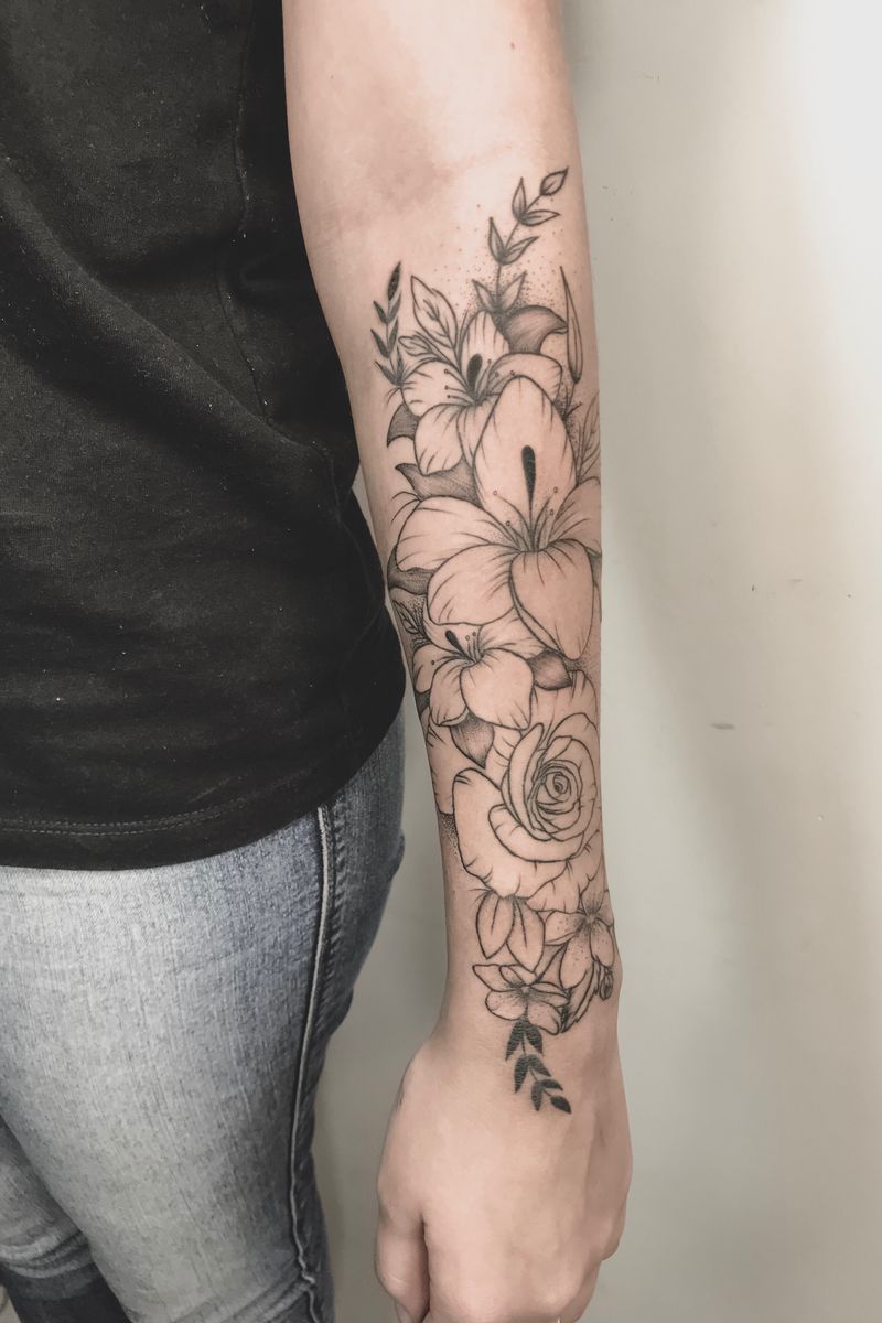 Tattoo uploaded by Renata Ataide • Floral da karen kamilla • Tattoodo