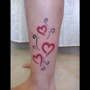 Hearts tattoo 
