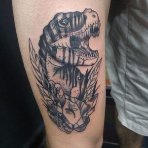 Tattoo Dinossauro - Neotraditional 