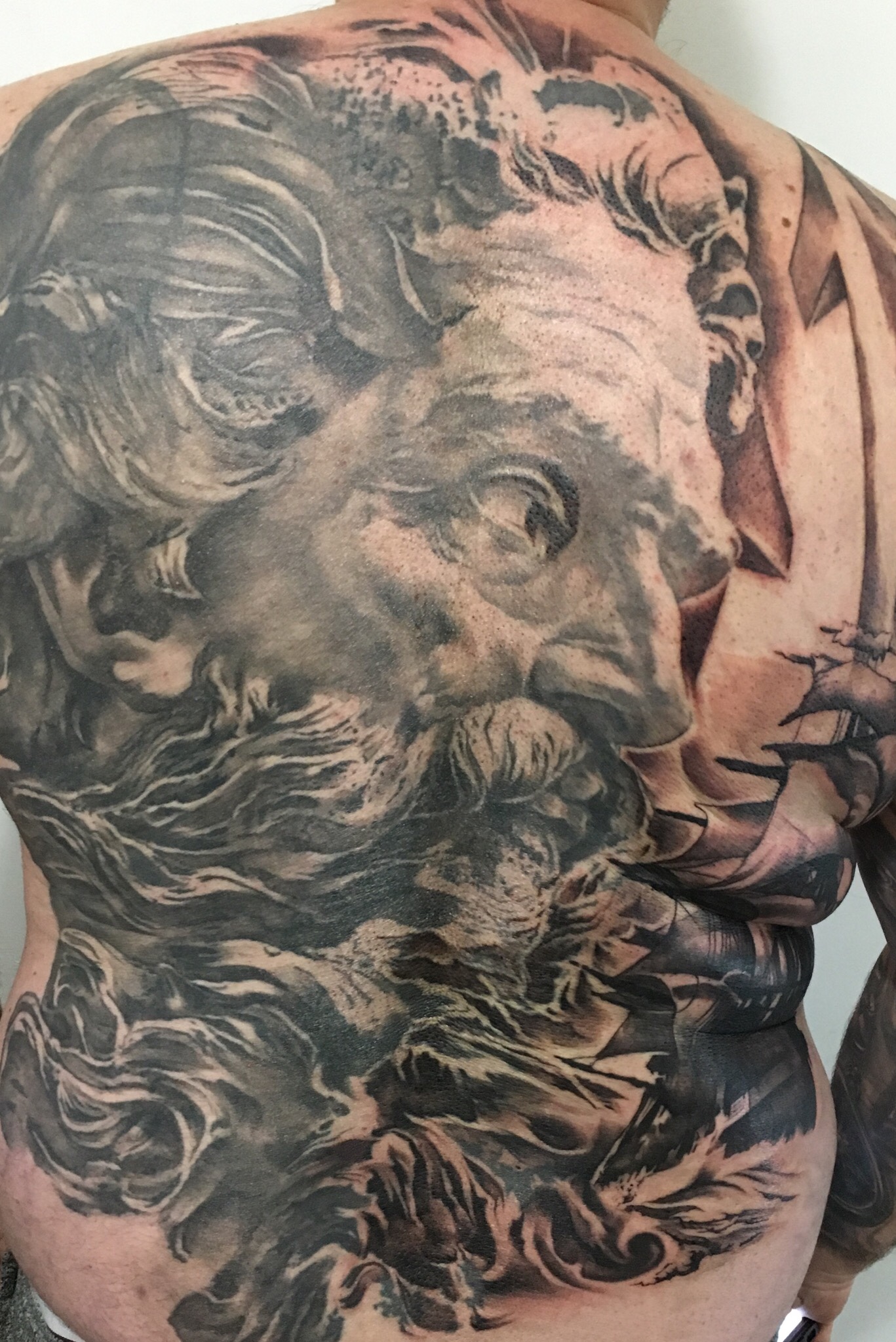 Water god Poseidon tattoo inked by artist tattooartistrohan art  artwork instagram brotherstattoosiliguri bts artistsoninstagram  ilovesiliguri  By Brothers Tattoo  Piercing Studio  Facebook