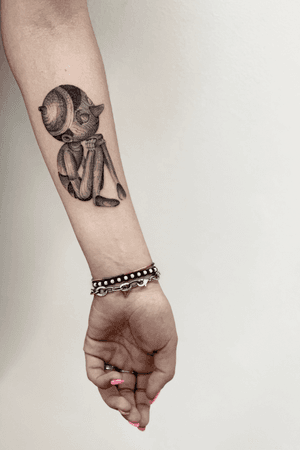 PINOCCHIOb/g tattooVia Cairoli 30(1ºpiano)Livorno Xinfo:📞0586/1753076gianlucarondina@hotmail.it#drawing #tattooed #life  #tattooartist #sketch #top  #project #women  #minimaltattoo #tattooflash #tattoomodel #singleline  #mini #art #wood #artist #minimal  #liner #DESIGNER #fingerprintofgod #outline #tattooing  #minimalism #cartoon #pinocchio