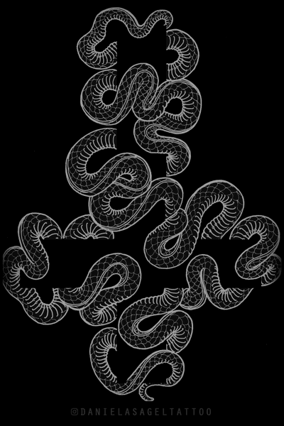 CONCEPT • tattoos@danielasagel.com • #danielasageltattop #wannado #concept #snake #snaketattoo #serpent #serpenttattoo #schlange #serpente 