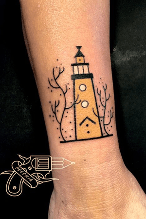Lighthouse in the wood