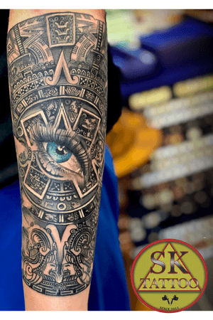 Aztek tattoo