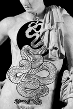 • WANNADO • tattoos@danielasagel.com • #danielasageltattoo #wannado #snake #snaketattoo #serpent #serpenttattoo #serpente #schlange