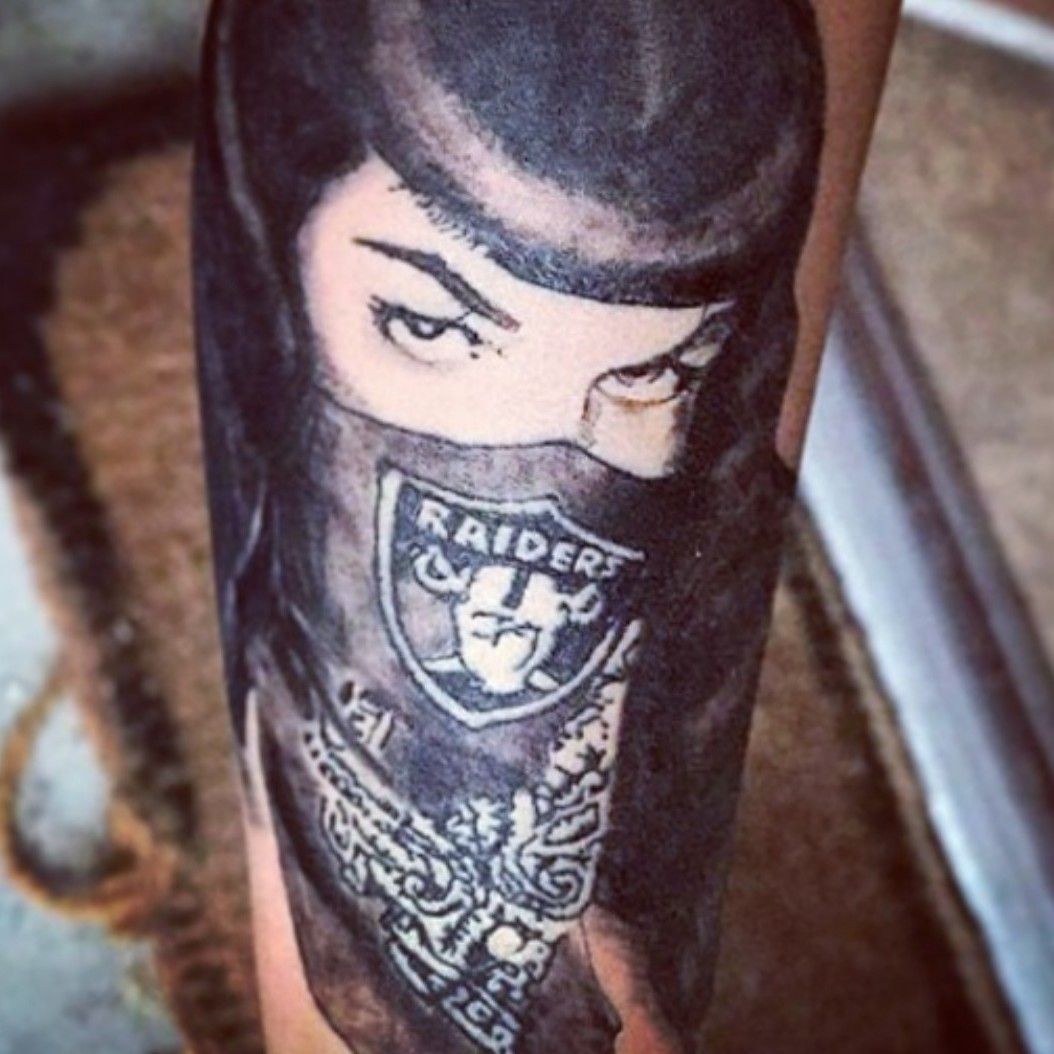 Oakland Raider Forearm Tattoo  Raiders tattoos, Raiders, Oakland raiders  football