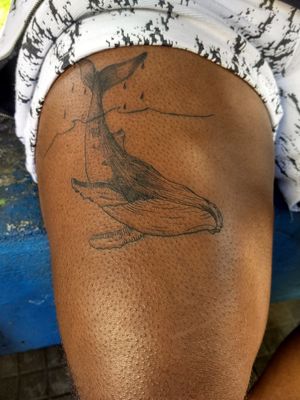 Mais de meus trabalhos realizado com sucesso, este trabalho foi realizado em Fine LINE... Espero que gostem ^^ #baleia #tattooartist #baleiatattoo #blackandgray #finelinetattoo 