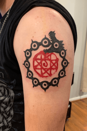 Tattooer at Dixer Custom Tattooing