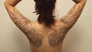 #angelwings #backangelwings #backtattoo #angelwingstattoo #backwings #shouldertattoo