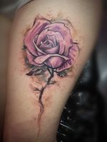 Freehand abstract rose #rose #abstract #graffiti #ink #freehandtattoo #rosetattoo #floral #colour #abstracttattoo #london #londontattooist #londontattoo