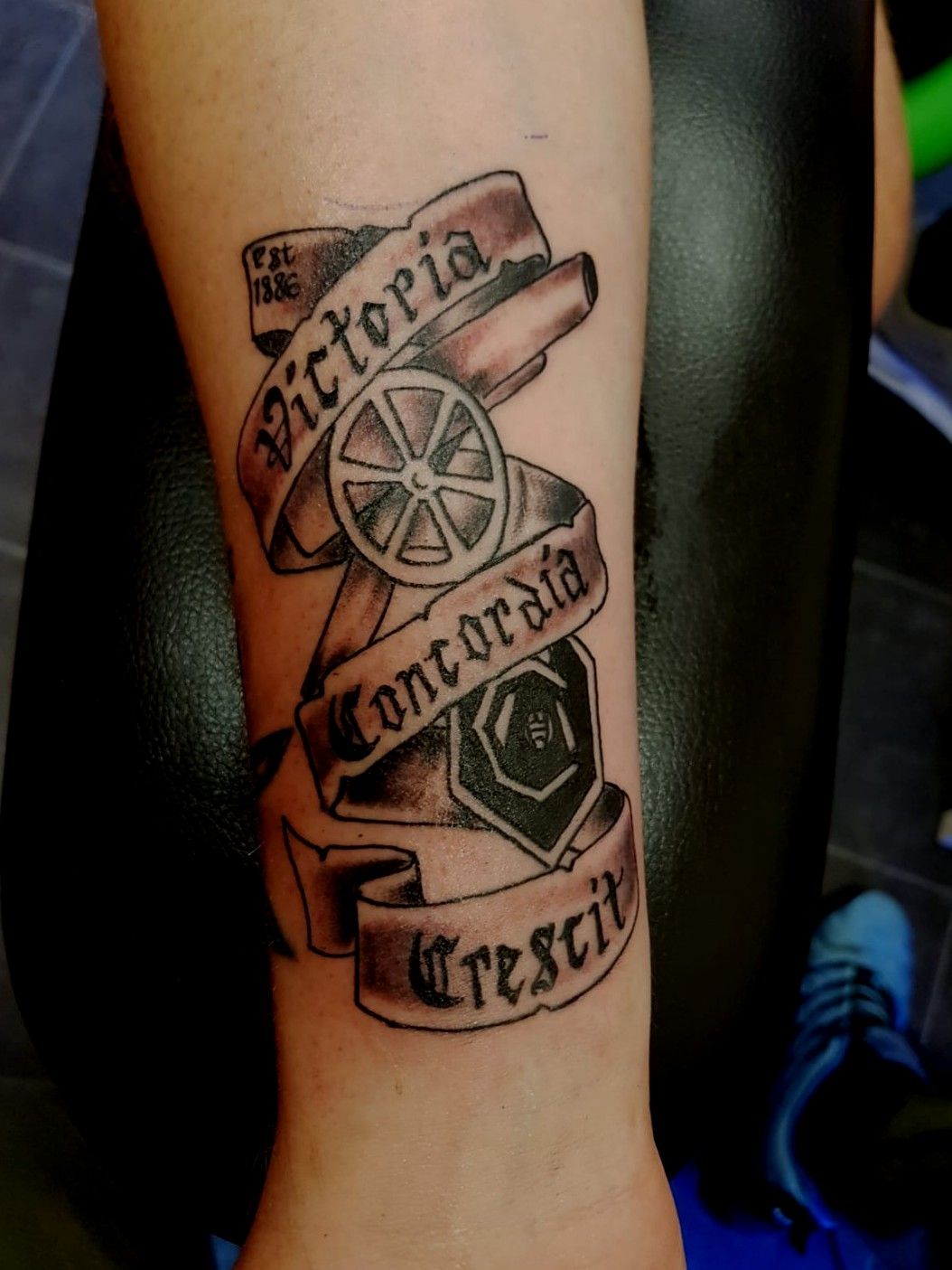 Tattoo uploaded by the tattoo studio louth • Arsenal tattoo • Tattoodo
