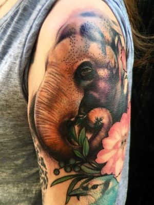 Elephant tattoo