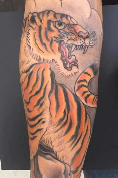 Japanese themed Tiger