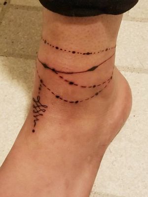 Personal design on ankle