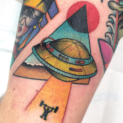Desert chrome space tattoo