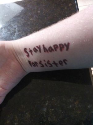 Tattoo for a big sister $8