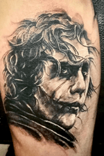 Joker tattoo by Kimmy Tan. 2015