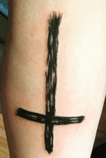 Scratchy cross of Satan
