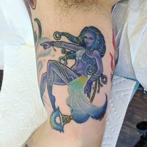 Shiva from FFX#tattoo #tattoolife #tattooart #saniderm #envyneedles #rosewatertattoo #tattoos #tattooartist #art #ink #inked #gamertattoos #inkedmag #portland #portlandtattooers #portlandtattoo #pdx #pdxartists #pdxtattooers #pdxtattoo #tattooed #tatsoul #fusiontattooink #fkirons #bestink #finalfantasy #tattoosnob #stencilstuff #videogametattoos #eternalink