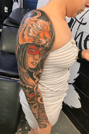 Tattoo by the house of ink studio