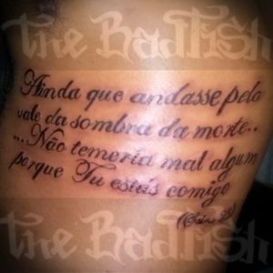 Tattoo by the badfish tattoo