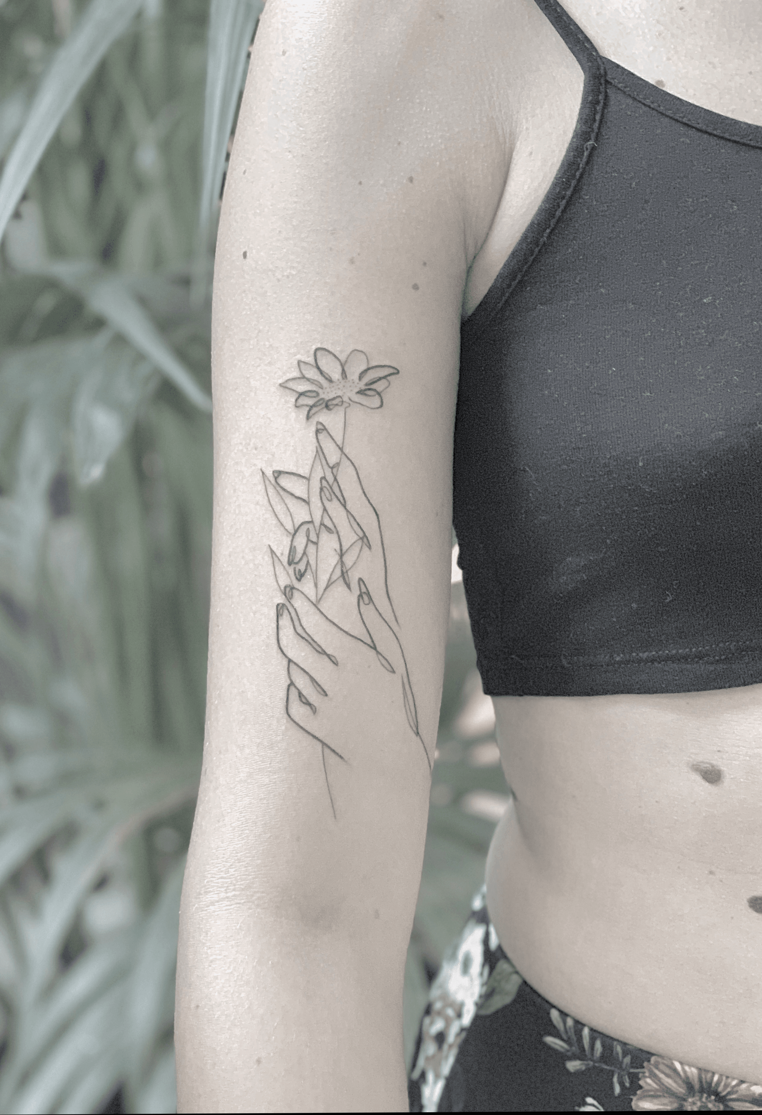 Simple Woman Silhouette Tattoo by inktologietattoo  Tattoogridnet