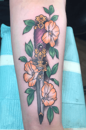 Custom colored project - left forearm 