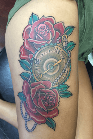 Compass and roses