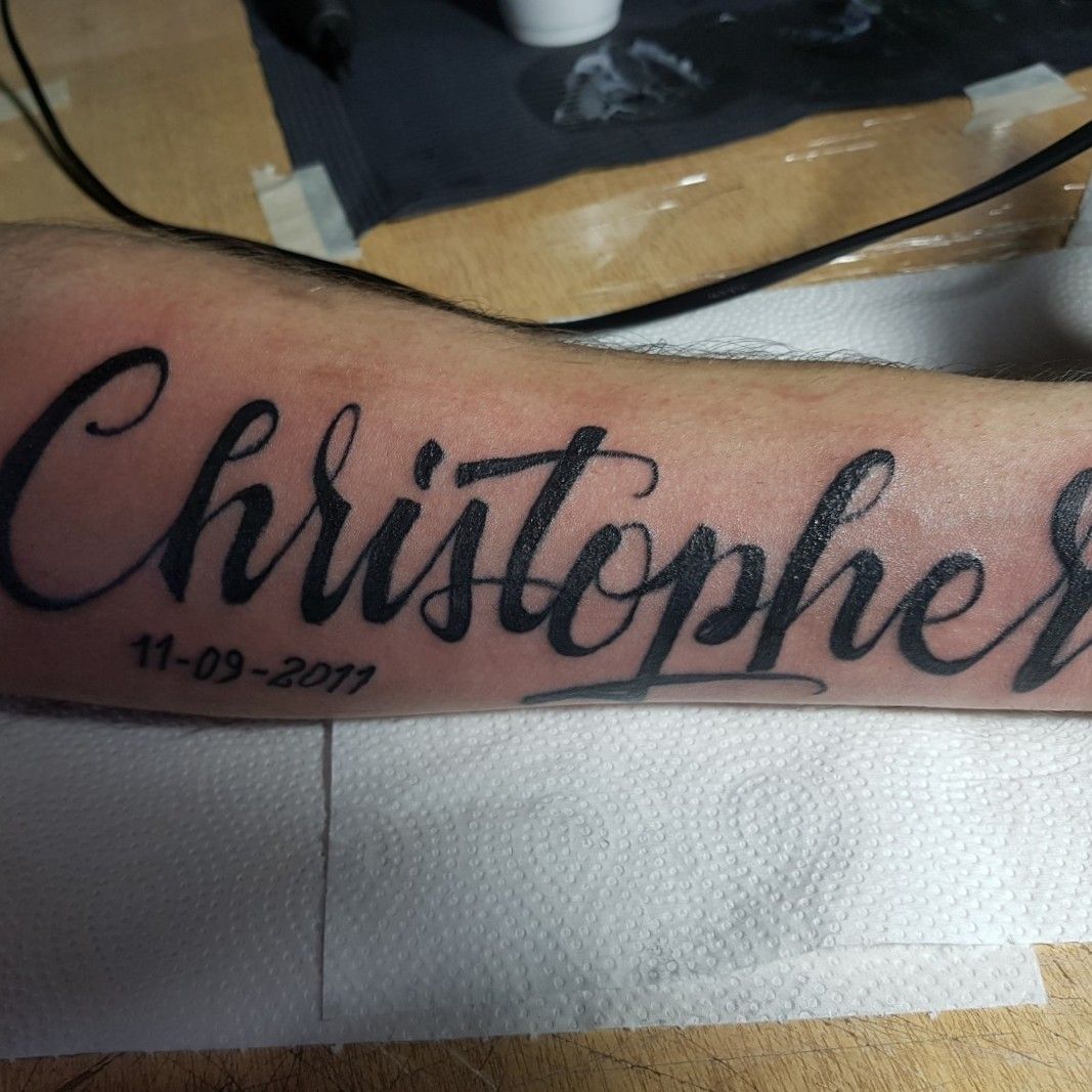 Christopher Name Tattoo Designs