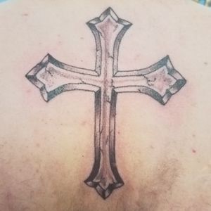 Cross on the back