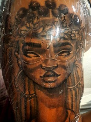 Maaaan this was a craaazy cover up on Kenyatta, she now has almost two full sleeves